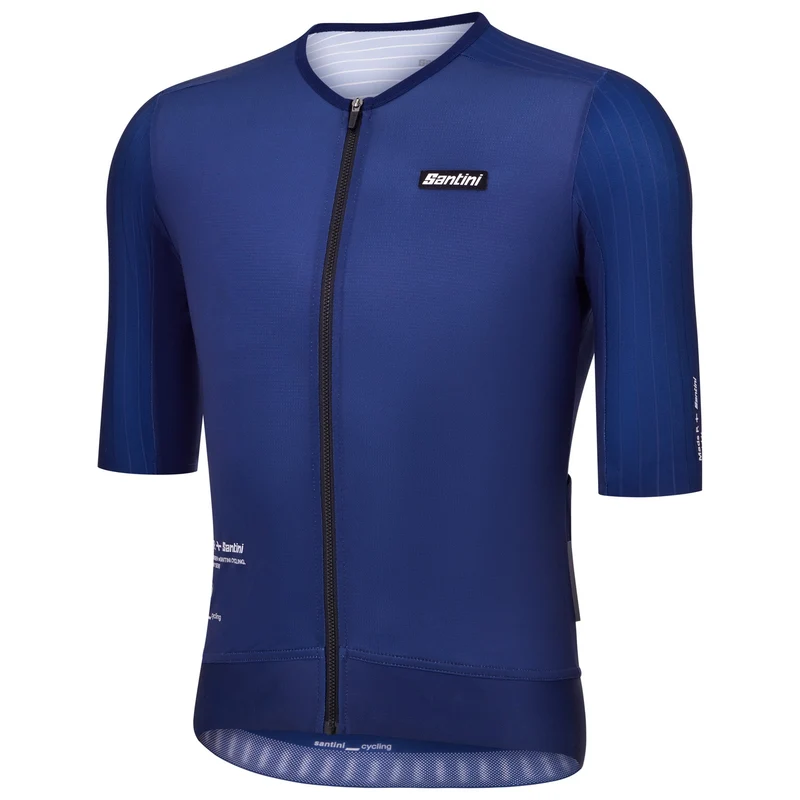 Maglia Santini Mads Pedersen Momentum Series - Blu