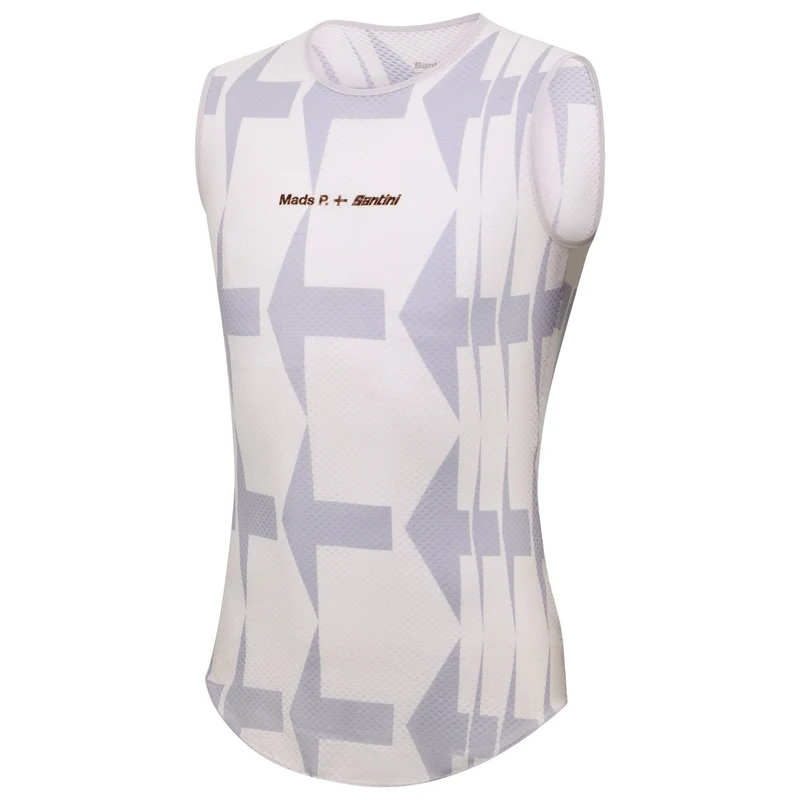 Maglia intima senza maniche Santini Mads Pedersen Momentum Series - Grigio