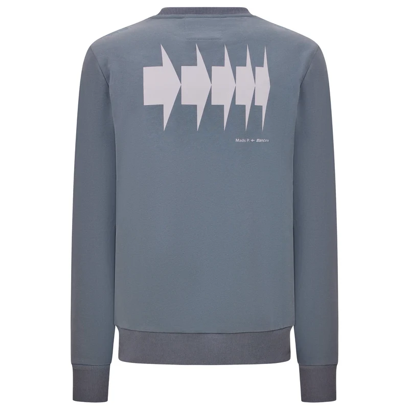 Felpa Santini Mads Pedersen Momentum Series - Grigio