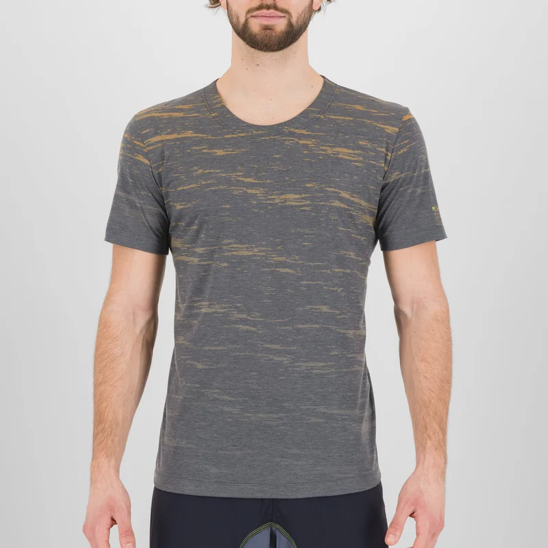 T-Shirt Karpos Tremalzo - Grigio arancio