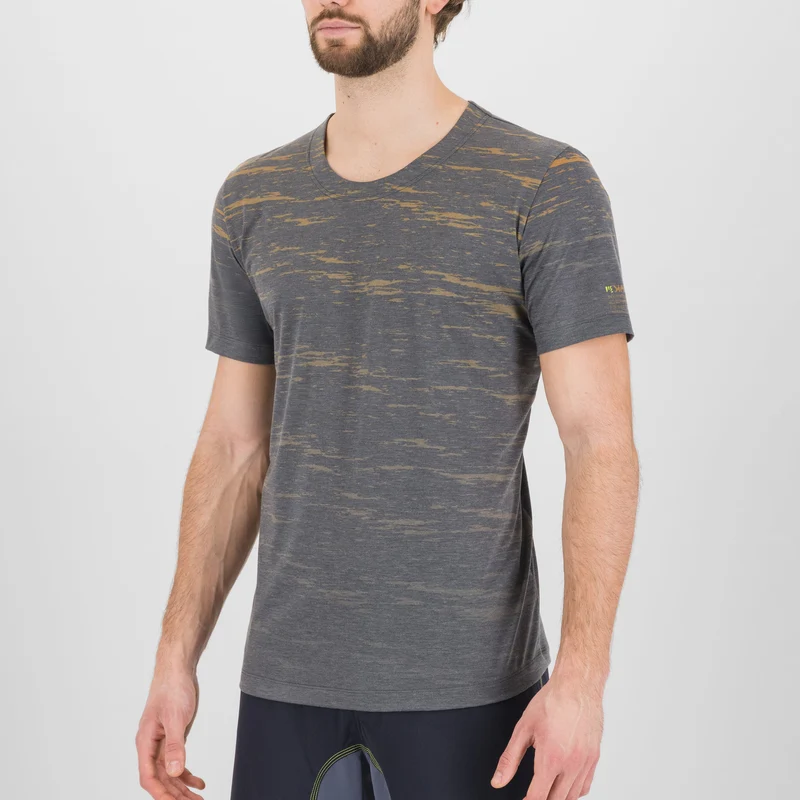 T-Shirt Karpos Tremalzo - Grigio arancio