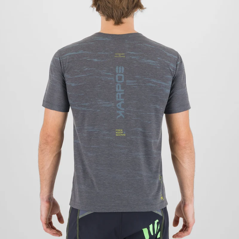 T-Shirt Karpos Tremalzo - Grigio azzurro