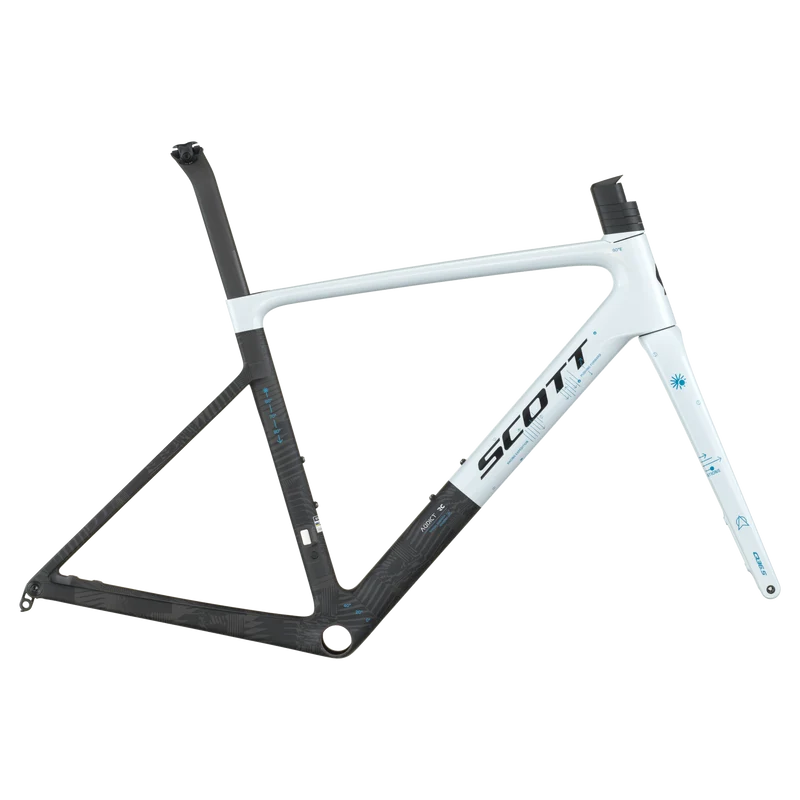 Telaio Scott Addict RC Pro HMX - Bianco nero