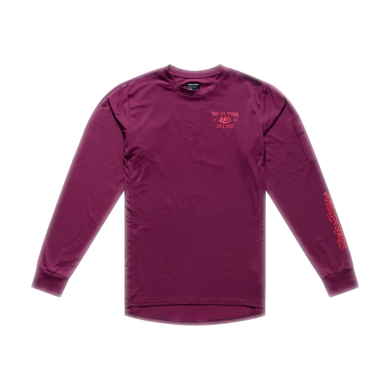 Maglia maniche lunghe Troy Lee Designs Ruckus Ride - Viola