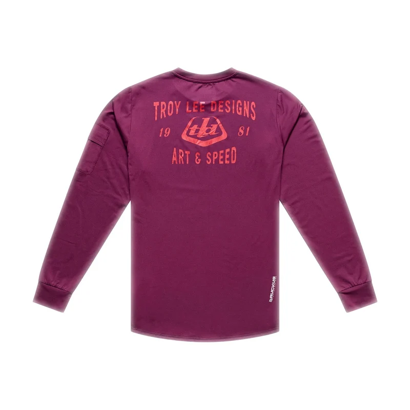 Maglia maniche lunghe Troy Lee Designs Ruckus Ride - Viola