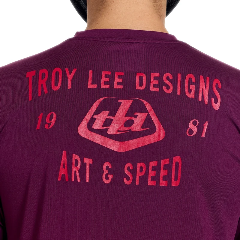 Maglia maniche lunghe Troy Lee Designs Ruckus Ride - Viola