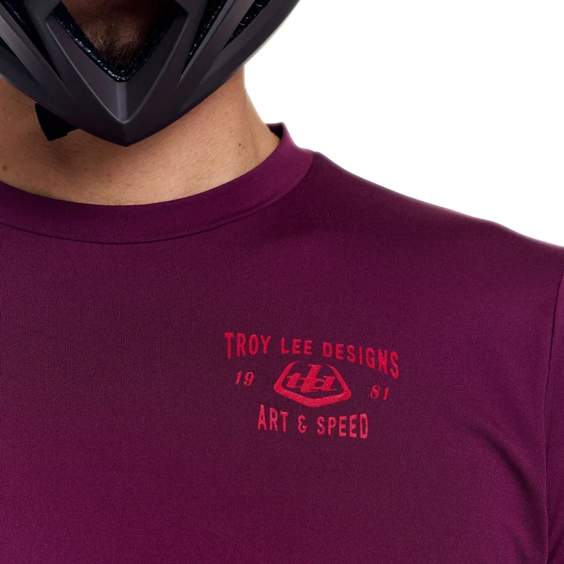 Maglia maniche lunghe Troy Lee Designs Ruckus Ride - Viola