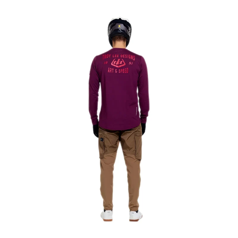 Maglia maniche lunghe Troy Lee Designs Ruckus Ride - Viola