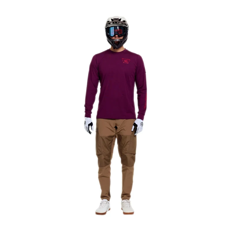 Maglia maniche lunghe Troy Lee Designs Ruckus Ride - Viola