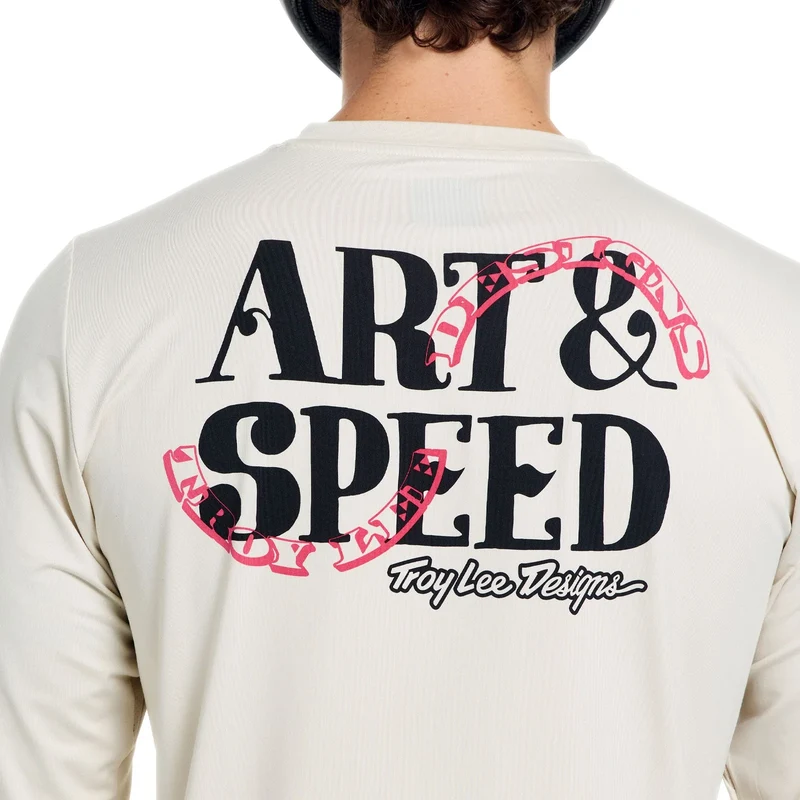 Maglia maniche lunghe Troy Lee Designs Ruckus Ride - Beige