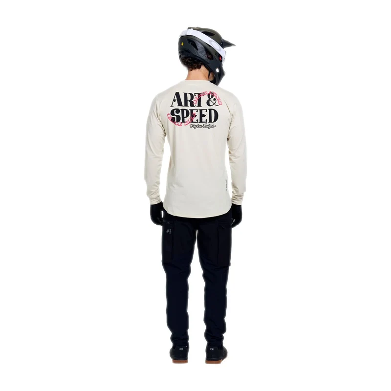 Maglia maniche lunghe Troy Lee Designs Ruckus Ride - Beige