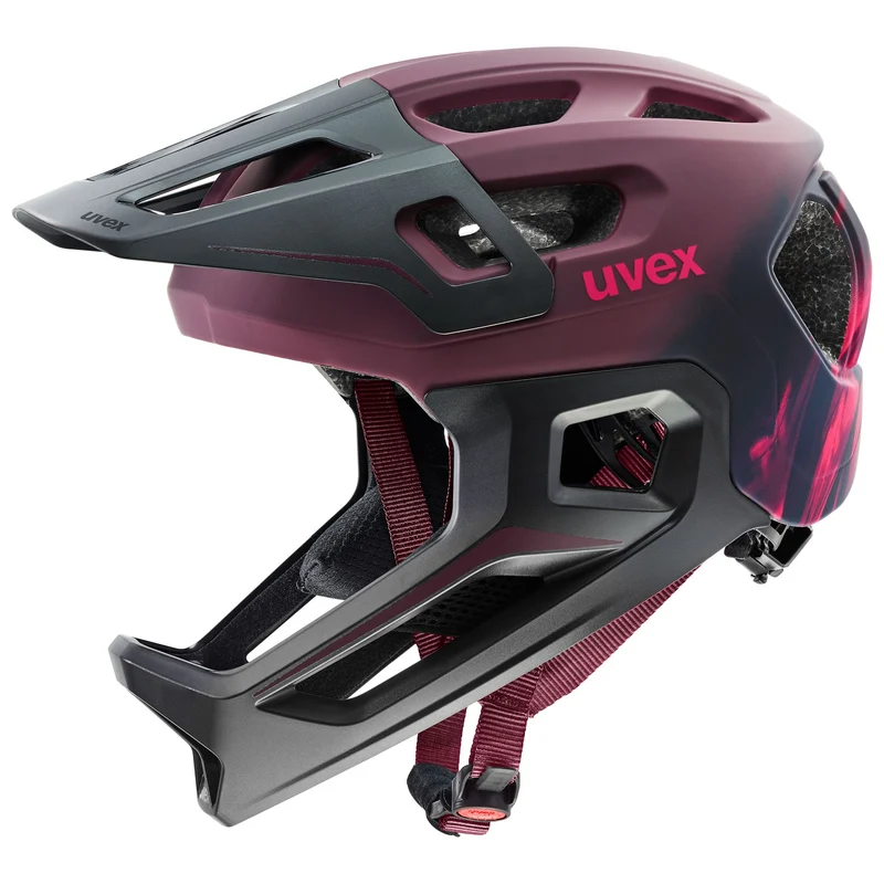 Casco Uvex React Junior Fullface - Viola