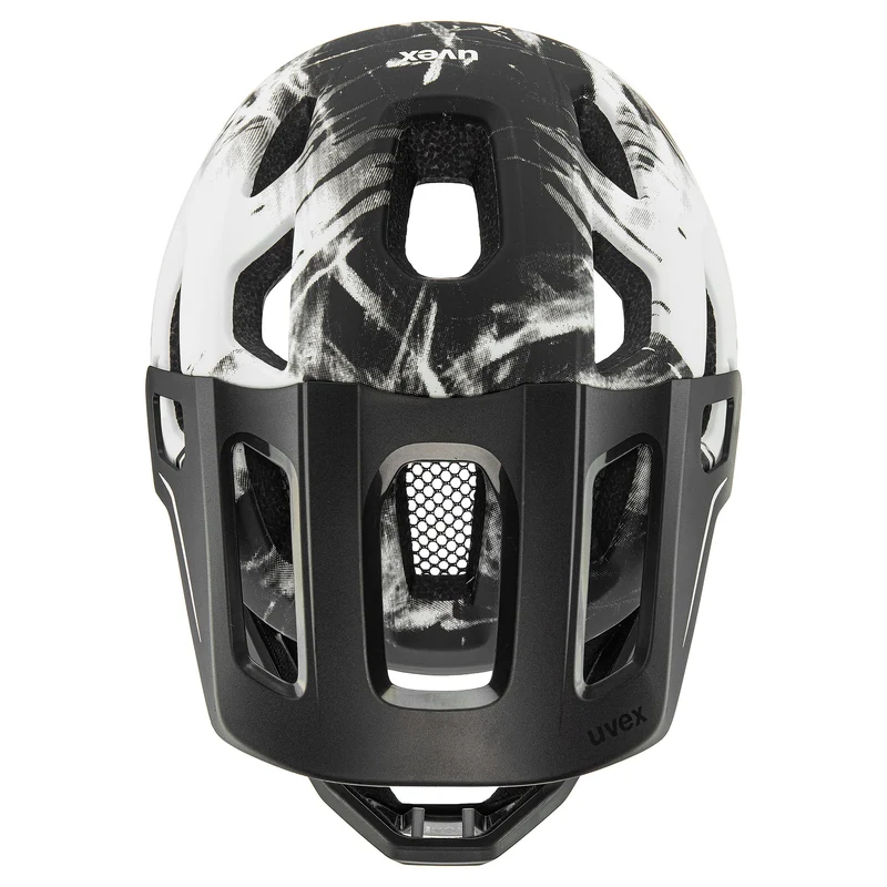 Casco Uvex React Junior Fullface - Nero bianco