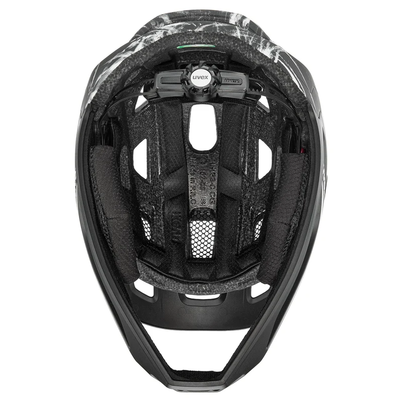 Casco Uvex React Junior Fullface - Nero bianco