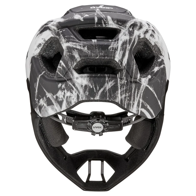 Casco Uvex React Junior Fullface - Nero bianco