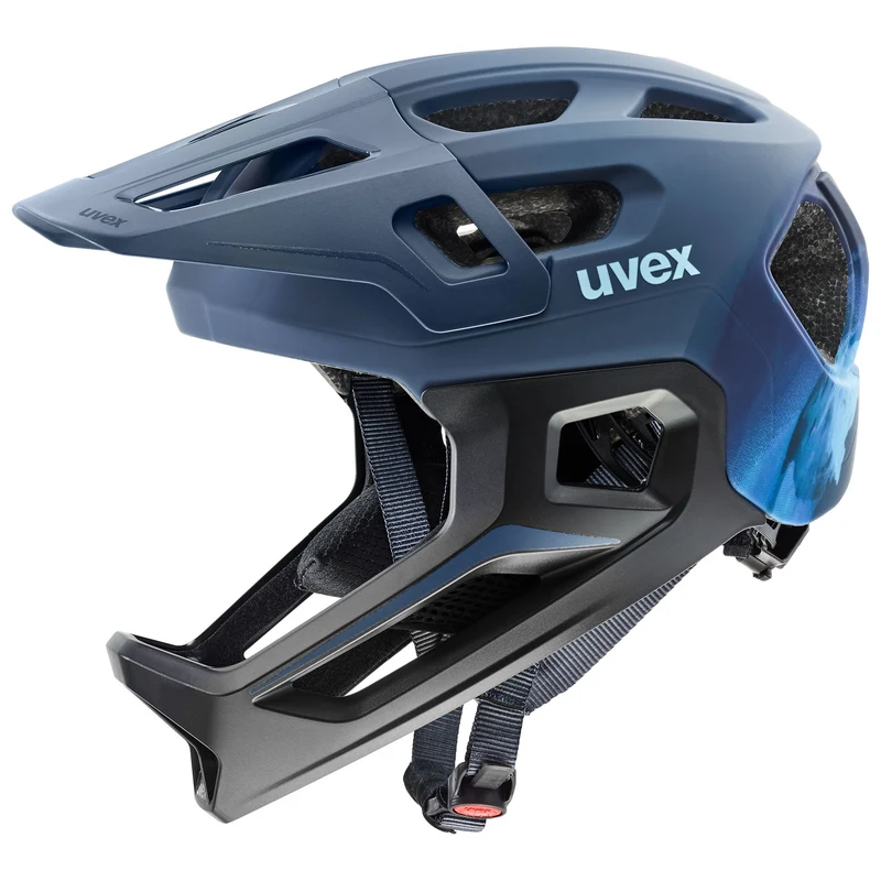 Casco Uvex React Junior Fullface - Blu