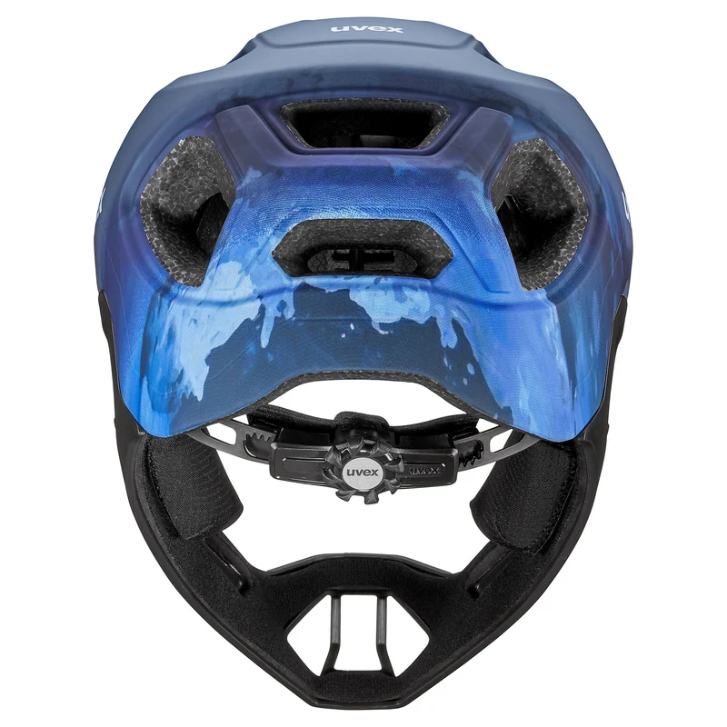 Casco Uvex React Junior Fullface - Blu