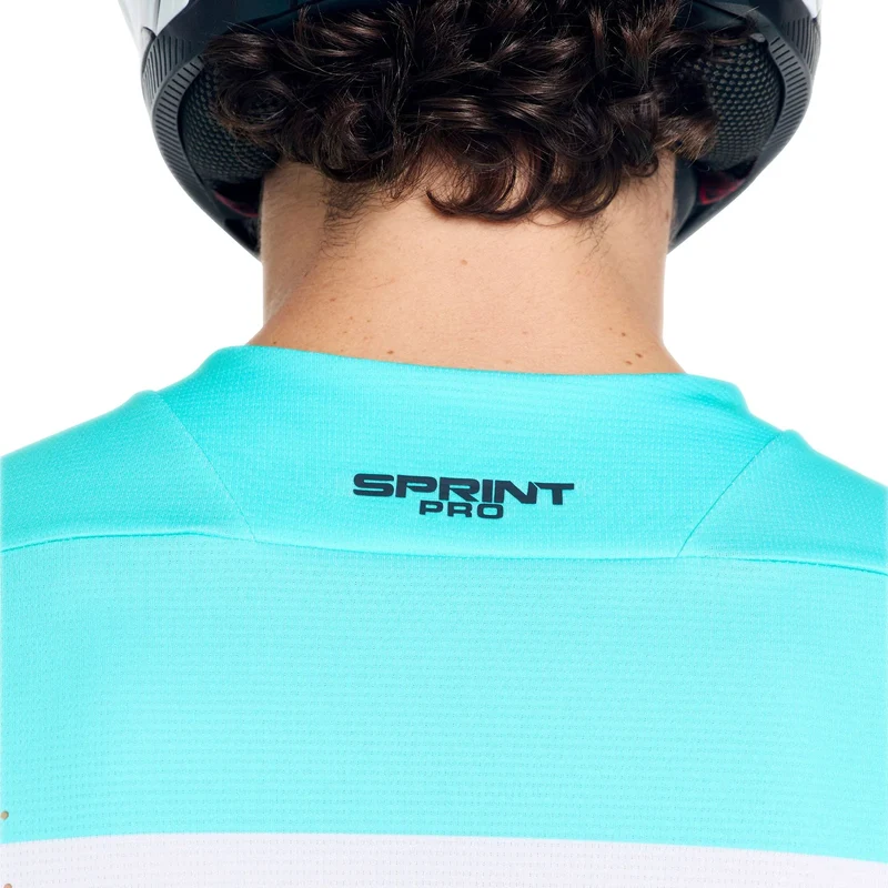 Maglia maniche lunghe Troy Lee Designs Yo Moto - Nero azzurro