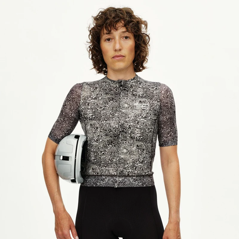 Maglia donna Pas Normal Studios Essential Light AOP Grain - Off White