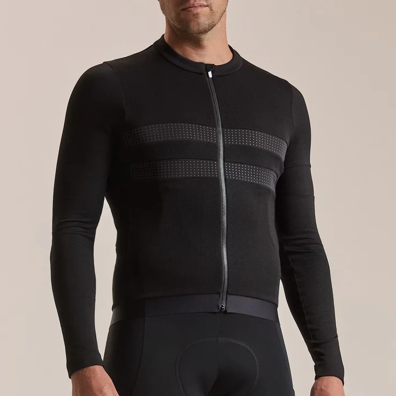 Maglia maniche lunghe Rapha Brevet Merino 3 - Nero