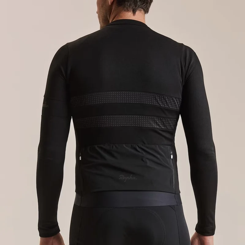 Maglia maniche lunghe Rapha Brevet Merino 3 - Nero