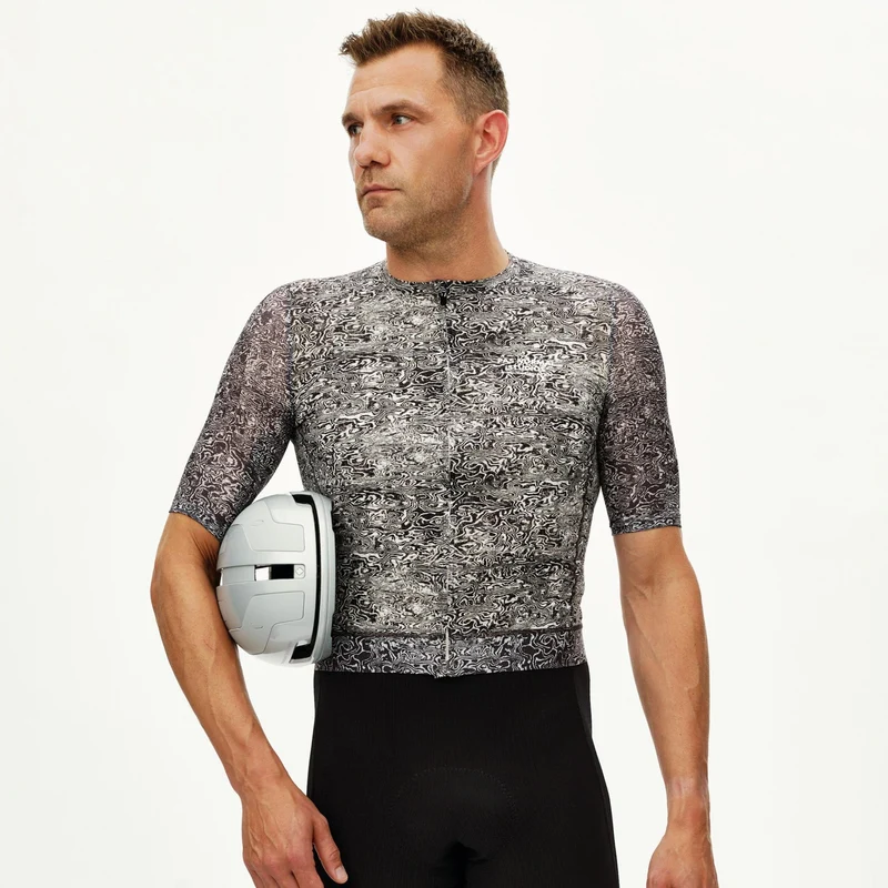 Maglia Pas Normal Studios Essential Light AOP Grain - Off White