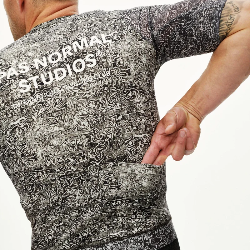 Maglia Pas Normal Studios Essential Light AOP Grain - Off White