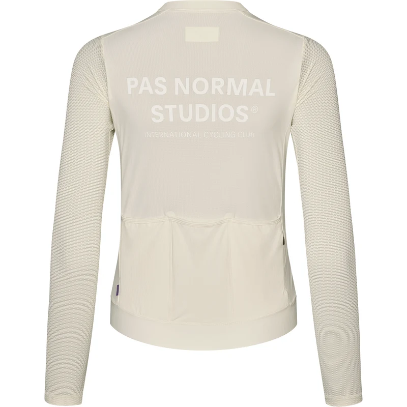Maglia donna maniche lunghe Pas Normal Studios Essential Light - Off White