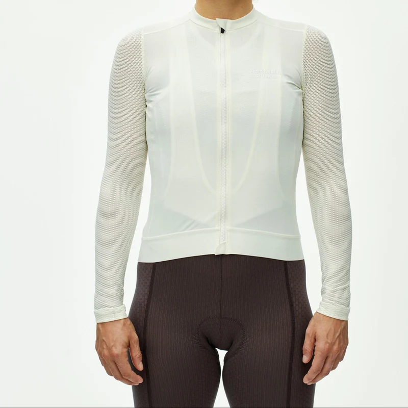 Maglia donna maniche lunghe Pas Normal Studios Essential Light - Off White