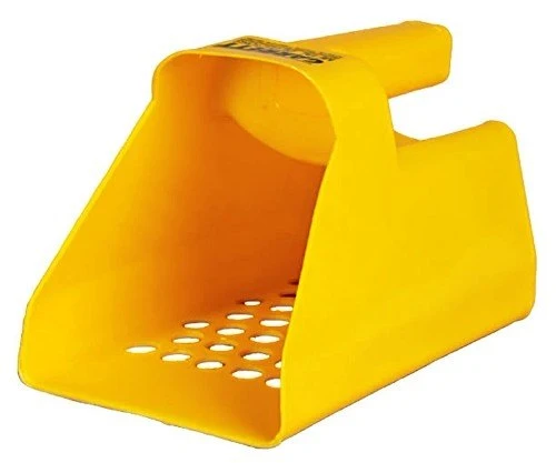 Pala di plastica per la ricerca e il filtraggio