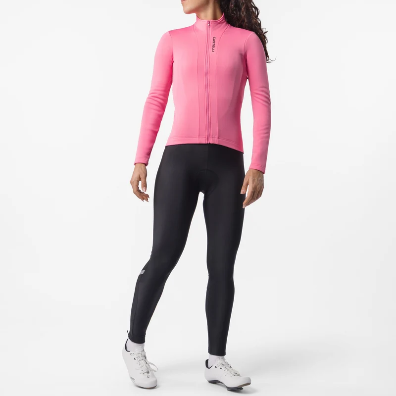 Maglia maniche lunghe donna Castelli Sinergia 3 - Rosa