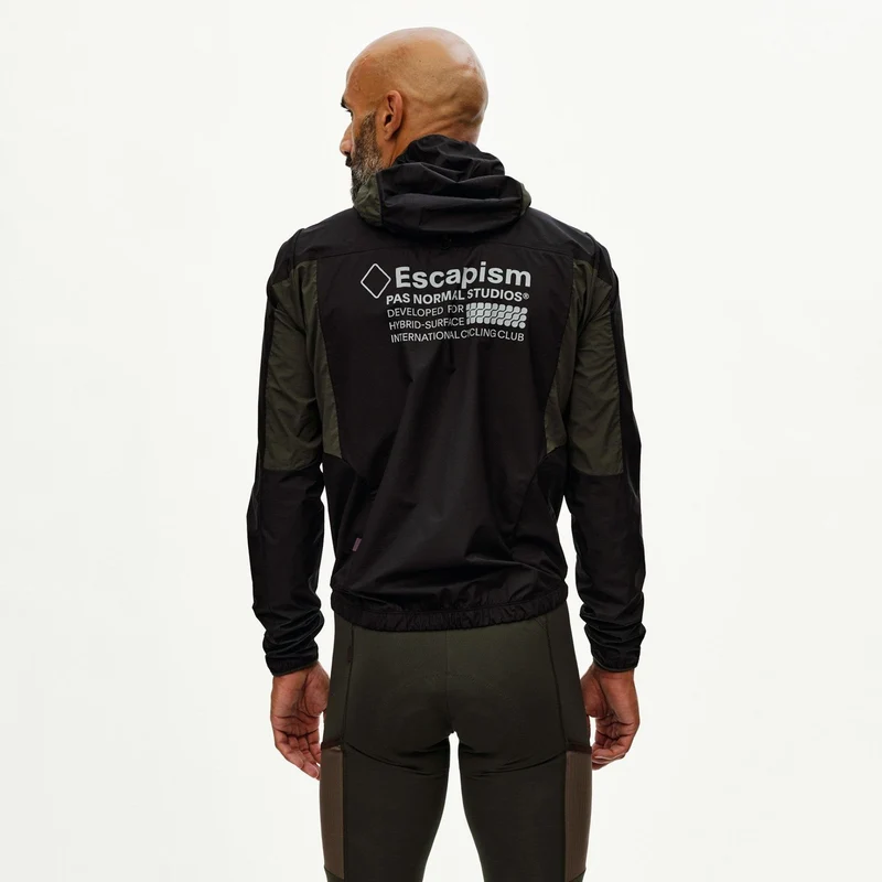 Giacca Pas Normal Studios Escapism Hooded Lightweigh - Nero