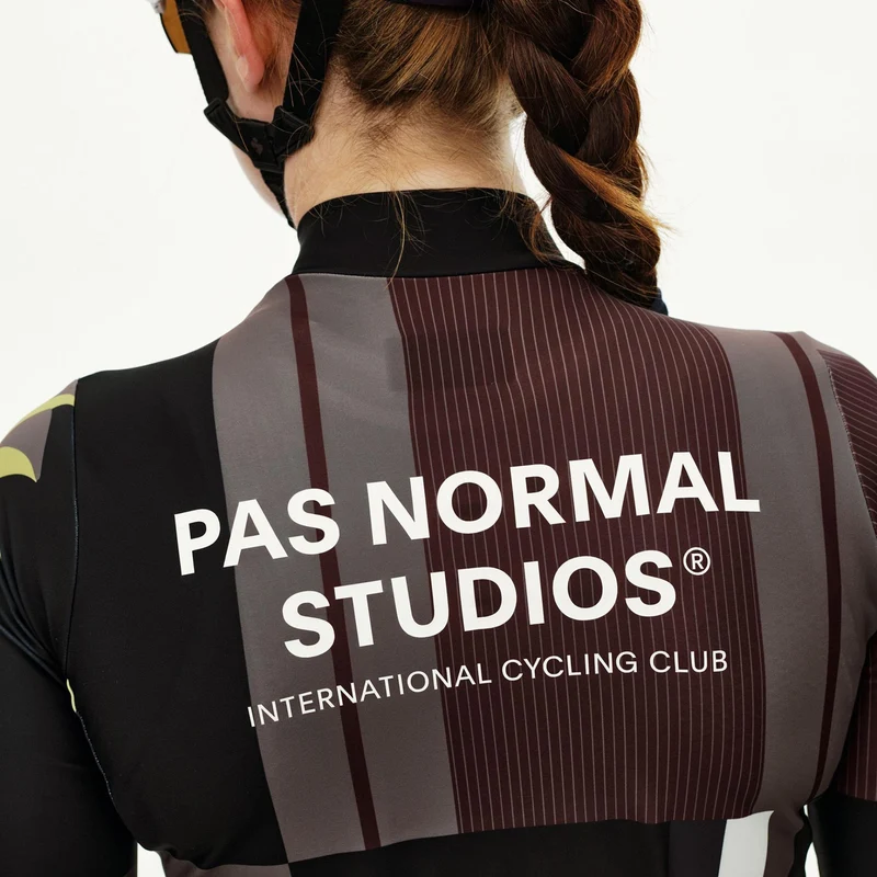 Maglia donna maniche lunghe Pas Normal Studios Mechanism AOP International - Verde