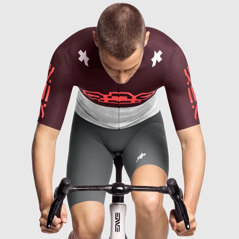 Maglia Assos Equipe R S11 Ogat Nimbo Edition - Bordeaux