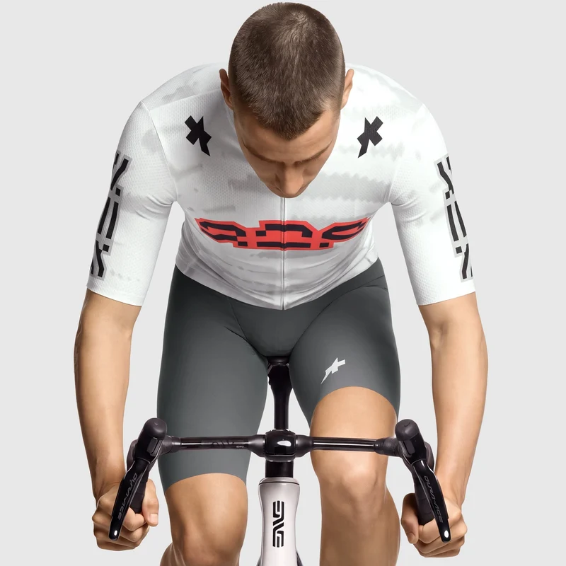 Maglia Assos Equipe R S11 Ogat Nimbo Edition - Bianco