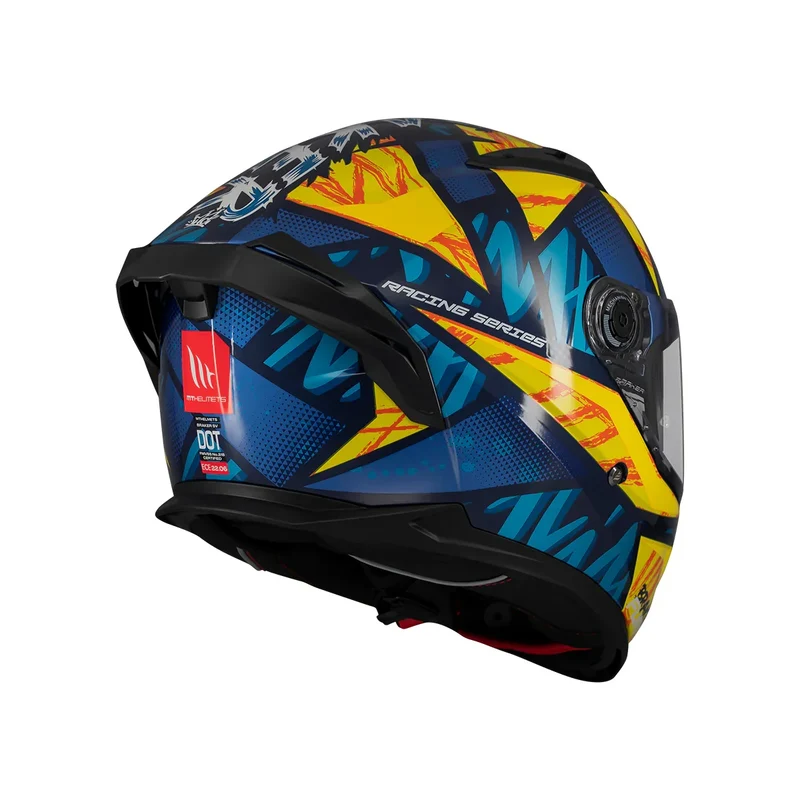 MT BRAKES SV FURY CASCO INTEGRALE SPORTIVO DA MOTO C17 LUCIDO