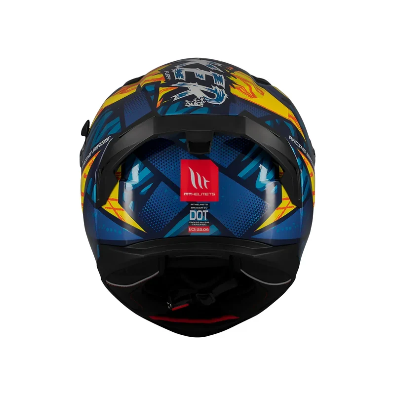 MT BRAKES SV FURY CASCO INTEGRALE SPORTIVO DA MOTO C17 LUCIDO
