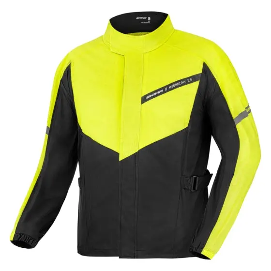 SHIMA HYDRODRY 2.0 IMPERMEABILE GIACCA UOMO NERO GIALLO