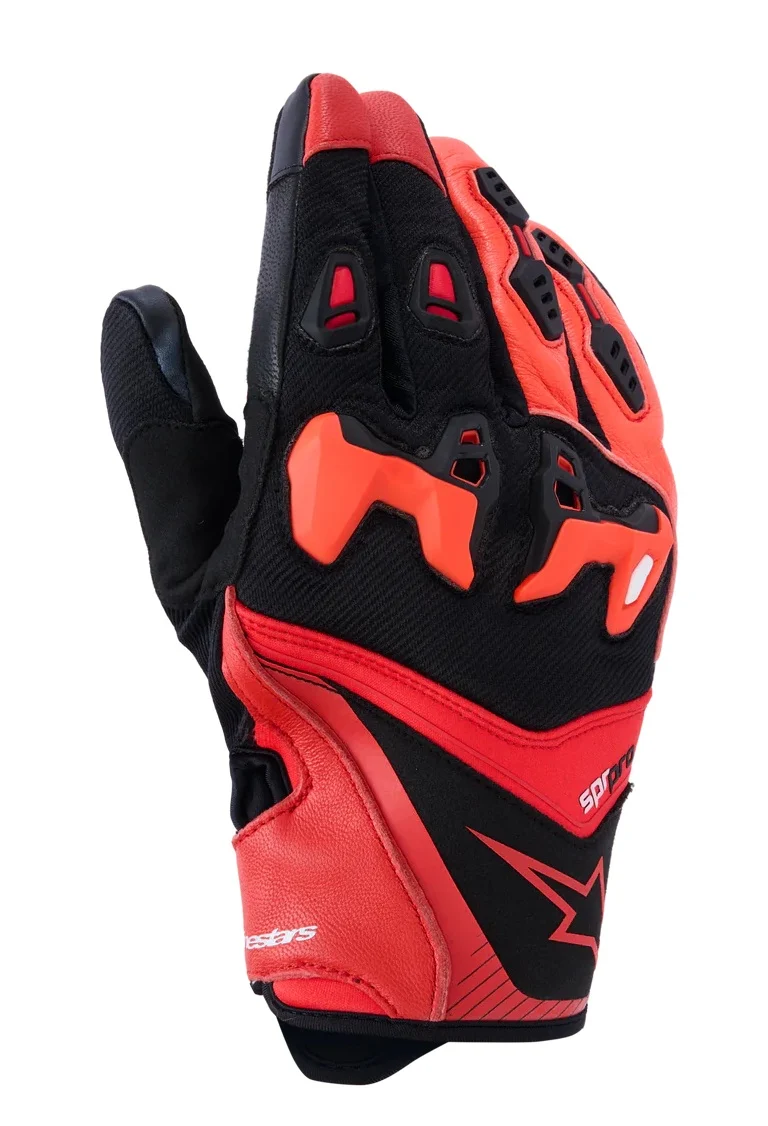 GUANTI ALPINESTARS SP-R PRO BRIGHT RED RED FLUO BLACK