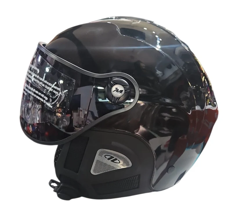 CASCO MIVIDA NEW ULTRALEGGERO OMOL. SCI-BIKE NERO LUCIDO