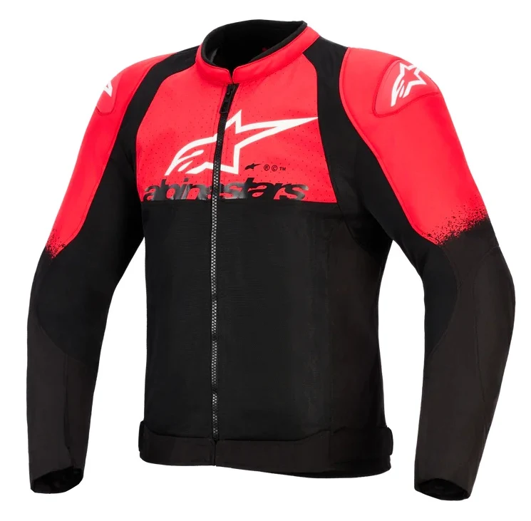 GIUBBINO UOMO ALPINESTARS SMX AIR NERO ROSSO TAGLIA