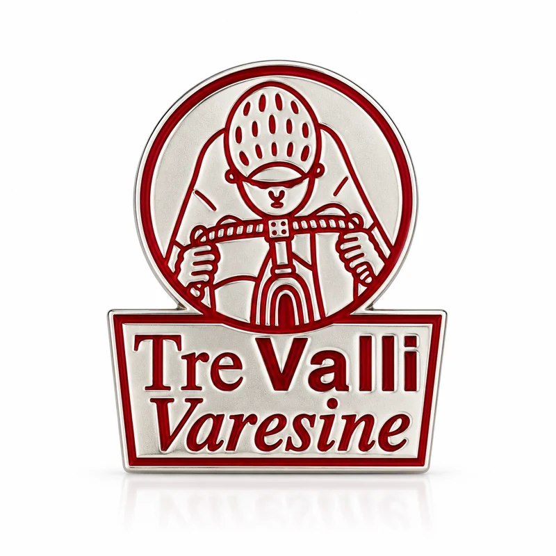 Spilla in metallo Tre Valli Varesine
