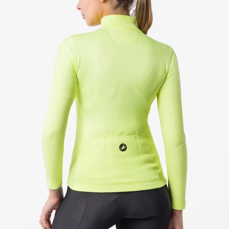 Maglia maniche lunghe donna Castelli Sinergia 3 - Giallo