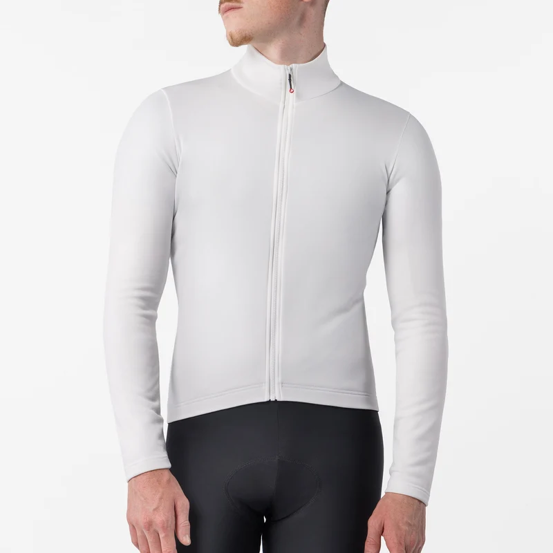 Maglia maniche lunghe Castelli Competizione Thermal - Bianco