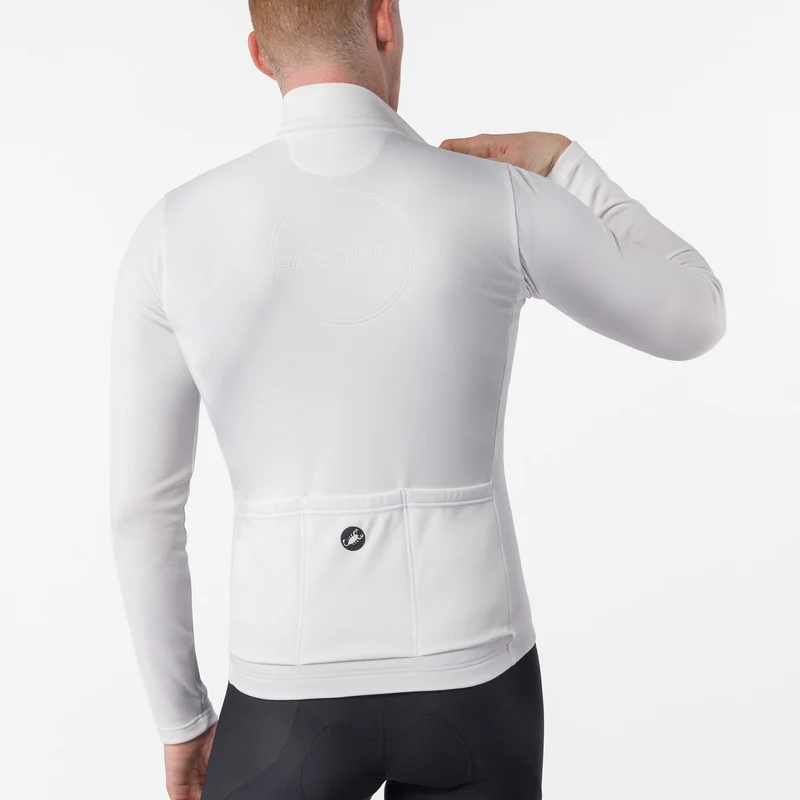 Maglia maniche lunghe Castelli Competizione Thermal - Bianco