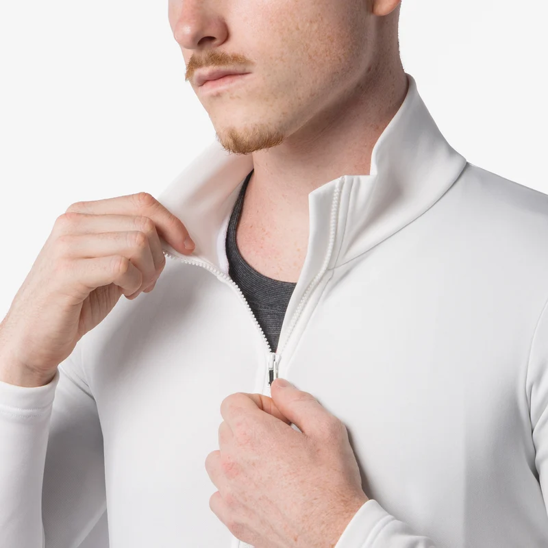 Maglia maniche lunghe Castelli Competizione Thermal - Bianco