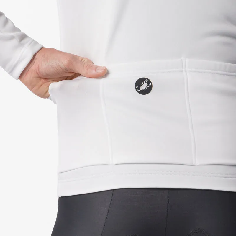 Maglia maniche lunghe Castelli Competizione Thermal - Bianco
