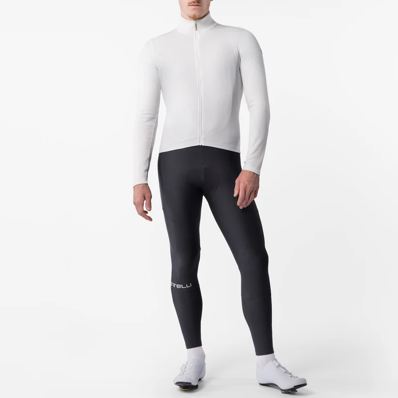 Maglia maniche lunghe Castelli Competizione Thermal - Bianco