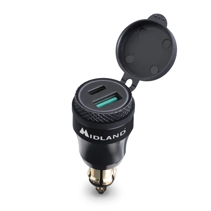 MP-DIN-USB C CARICATORE USB+USB-C DIN