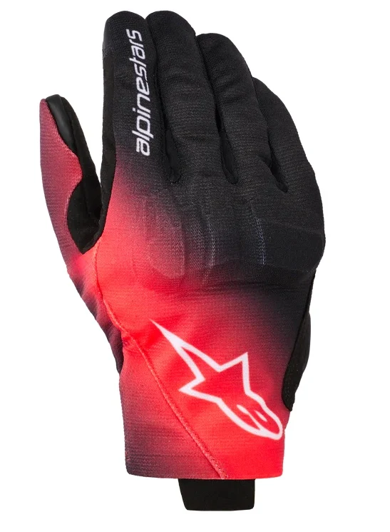 GUANTI ALPINESTARS REEF V2 NERO BIANCO ROSSO FLU